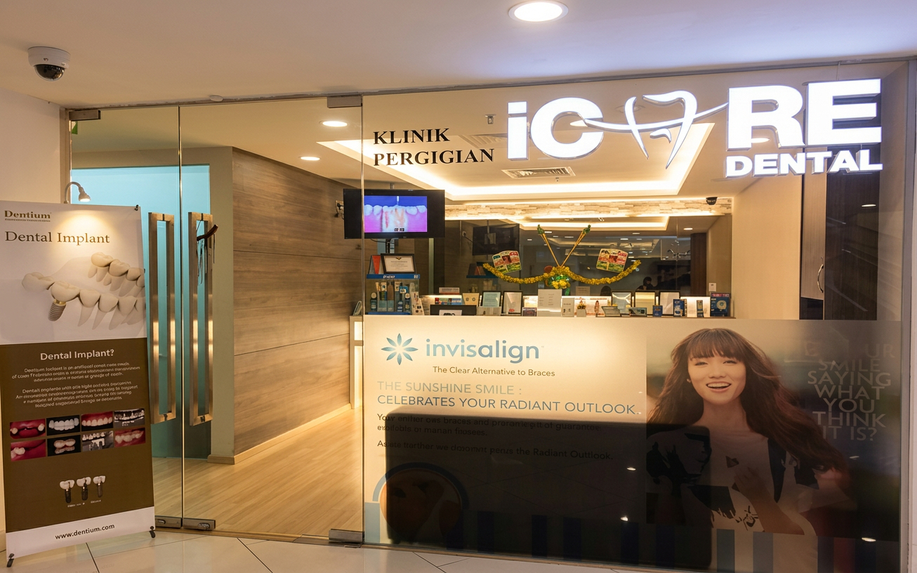iCare Dental storefront at IOI City Mall Putrajaya